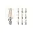 Multipack 10x Noxion Lucent Lustre LED E14 Esférica con Filamento Clara 2.5W 250lm – Regulable - Reemplazo 25W