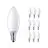 Multipack 10x Philips Corepro LED Vela E14 Mate 4.3W 470lm - 827 Luz muy Cálida | Reemplazo 40W