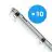 Multipack 10x Noxion Pantalla LED Estanca Poseidon V3.0 18-30W 2340-4200lm - 830-865 CCT | 120cm - Cableado De Paso (5x2.5mm2)