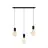 Calex XXL Lumen alto Oro Set completo - Including 3 XXL Bulbos + Cordset Rectangular base
