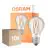 Multipack 10x Osram Led Star Classic LED E27 Pera Con Filamento Clara 4.9W 470lm - 827 Luz Muy Cálida | Sensor De Luz