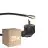 Multipack 25x Noxion Cable De Alimentación de alimentación Negro - Schuko Europlug + Extremos abiertos - 5m - 3 pole 0,75mm2