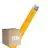 Multipack 10x Ledvance Tubo LED T8 Superior (EM/Mains) High Output 18W 2000lm - Amarillo | 120cm - Reemplazo 36W