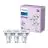 Multipack 3x Philips Foco LED GU10 PAR16 4W 275lm 36D - 840 Blanco Frio