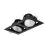 Philips Foco LED Greenspace Accent Gridlight Aluminium Negro 46W 2700lm 36D - 930 Luz Cálida | 154mm - IP20 - Mejor Reproducción De Color - Dali Regulable