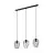 Eglo Colgante De Luz Newtown Acero Negro | IP20 - Apta para 3x E27 
