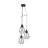 Eglo Colgante De Luz Tarbes Acero Negro | IP20 - Apta para 3x E27 