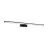 Eglo Luz De Pared Pandella 1 Aluminium Negro Iluminación de baño 14W 1700lm - 840 Blanco Frio | IP44 