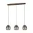 Eglo Colgante De Luz Espinal Acero Bronce | IP20 - Apta para 3x E27 