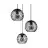Eglo Colgante De Luz Almanzora Acero Negro Cobre | IP20 - Apta para 3x E27 