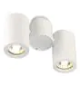 SLV Enola B Pared y Luz de techo Aluminium Blanco | Apta para 2x GU10 