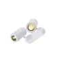 SLV Enola B Pared y Luz de techo Aluminium Blanco | Apta para 2x GU10 