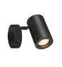 SLV Enola B Luz De Pared Aluminium Negro | Apta para 1x GU10 