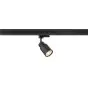SLV Foco En Carril Puri 2.0 3 Fases Aluminium Negro | Apta para 1x GU10 - Regulable