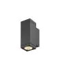 SLV Theo Pro S Luz De Pared Aluminium Antracita 6W 700lm - 827 Luz Muy Cálida | Al Aire Libre - IP65