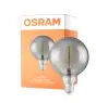 Osram Vintage 1906 LED E27 Globe con Filamento Smoke 125mm 5W 140lm - 818 Luz muy Cálida | Reemplazo 15W