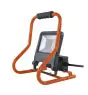 Ledvance Proyector LED Lámpara de construcción Oscuro Gris 50W 4500lm 110D - 840 Blanco Frio | IP54 - 2 Power Outlets - Simétrico