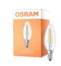 Osram Classic LED E14 Vela con Filamento Clara 4W 470lm - Relax and Active - 827 Luz muy Cálida | Reemplazo 40W