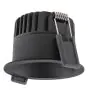 Ledvance Foco LED Oscurolight Aluminium Negro 8W 680lm 36D - 930 Luz Cálida | Recorte 68mm - IP44 - Mejor reproducción de color - Regulable