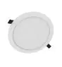 Ledvance Downlight Slim Alu Blanco 19W 1900lm 90D - 830 Luz Cálida | Recorte 205mm - IP44 