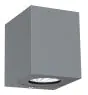 Nordlux Canto Kubi 2 Luz De Pared Aluminium Gris Up & Down - 10.6W 500lm - 830 Luz Cálida | IP44