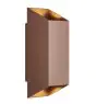 Nordlux Nico Luz De Pared Aluminium Oxidado Up & Down | IP54 - Apta para 2x GU10