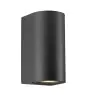 Nordlux Canto Luz De Pared Aluminium Negro Up & Down | Apta para 2x GU10