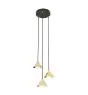 Emibig Colgante De Luz Elit Acero Negro | Apta para 3x GX53 - Max 12W