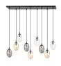 Emibig Luz de techo Astral Acero Negro | Apta para 9x E14 - Max 10W