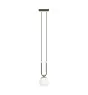 Emibig Colgante De Luz Glam Acero Negro | Apta para 1x E14 - Max 10W
