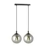 Emibig Colgante De Luz Cosmo Acero Negro | Apta para 2x E14 - Max 10W