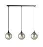 Emibig Colgante De Luz Cosmo Acero Negro | Apta para 3x E14 - Max 10W