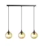 Emibig Colgante De Luz Cosmo Acero Negro | Apta para 3x E14 - Max 10W
