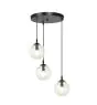 Emibig Colgante De Luz Cosmo Acero Negro | Apta para 3x E14 - Max 10W