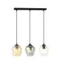 Emibig Colgante De Luz Istar Acero Negro | Apta para 3x E27 - Max 10W