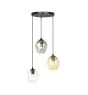 Emibig Colgante De Luz Istar Acero Negro | Apta para 3x E27 - Max 10W