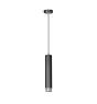 Emibig Colgante De Luz Kibo Acero Negro | Apta para 1x GU10 - Max 10W