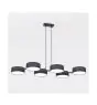 Emibig Colgante De Luz Drumz Acero Negro | Apta para 6x E14 - Max 10W