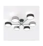 Emibig Luz de techo Maga Acero Negro | Apta para 6x E14 - Max 10W