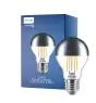 Philips Classic LED Bulbo E27 Pera Mirror 7.2W 650lm 650lm - 827 Luz muy Cálida | Regulable - Reemplazo 60W