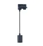Noxion Foco de carril Colgante De Luz 3 Fases Aluminium Negro | Apta para 1x GU10