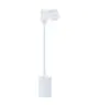 Noxion Foco de carril Colgante De Luz 3 Fases Aluminium Blanco | Apta para 1x GU10
