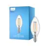 Philips Corepro LED Vela E14 con Filamento Clara 4.3W 470lm - 827 Luz muy Cálida | Reemplazo 40W
