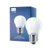 Philips Master Value LED Lustre E27 Esférica Mate 3.4W 470lm - 927 Luz muy Cálida | Mejor reproducción de color - Regulable - Reemplazo 40W