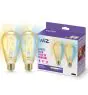 Paquete dúo 2x WiZ Smart LED E27 Edison Con Filamento Oro 7W 640lm | Mejor Reproducción De Color - Regulable - Reemplazo 50W