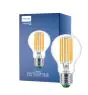 Philips MASTER LED Bulbo Ultra Efficient E27 Pera Clara 5.2W 1095lm - 827 Luz muy Cálida | Reemplazo 75W