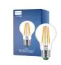 Philips MASTER LED Bulbo Ultra Efficient E27 Pera Clara 4W 840lm - 830 Luz Cálida | Reemplazo 60W
