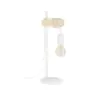 Eglo Lámpara De Mesa Townshend Acero Blanco Madera | IP20 - Apta para 1x E27 