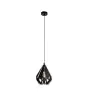 Eglo Colgante De Luz Carlton 5 Acero Negro | IP20 - Apta para 1x E27 