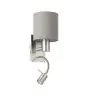 Eglo Luz De Pared Pasteri Acero Níquel Satinado 40 | IP20 - Incl. Foco y Excl. 1x E27